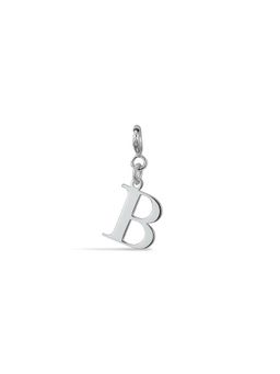 Anaar - Silver Alphabet B Charm