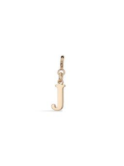 Anaar - Golden Alphabet J Charm