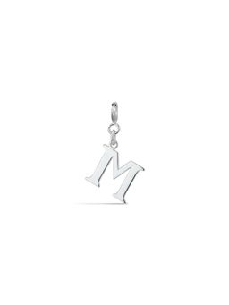 Anaar - Silver Alphabet M Charm