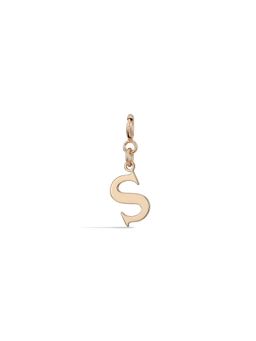 Anaar - Golden Alphabet S Charm