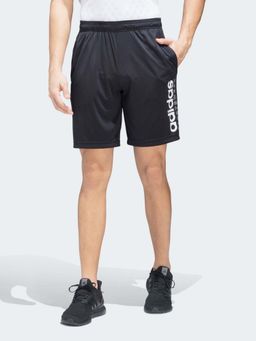 adidas - Black Solid/Plain Regular Shorts
