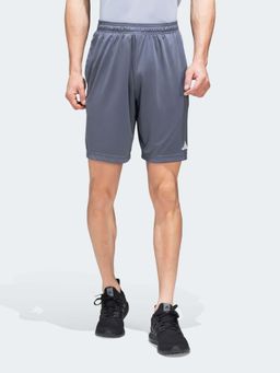 adidas - Grey Solid/Plain Regular Shorts