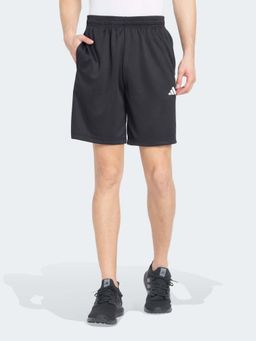 adidas - Black Solid/Plain Regular Shorts
