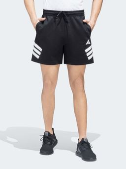 adidas - Black Solid Regular Shorts