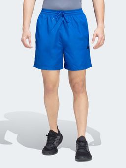 adidas - Blue Solid/Plain Regular Shorts