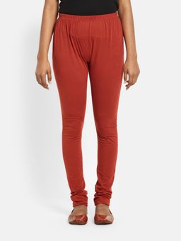Fabindia - Rust Cotton Spandex Regular Churidar