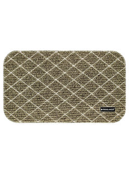 Freelance - Diamond PVC Main Entrance Doormat, Home Bathroom Floor Door Mats, Beige