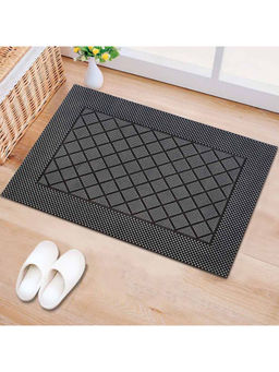 Freelance - Oxford PVC Main Entrance Doormat, Home Bathroom Floor Door Mats, Silver