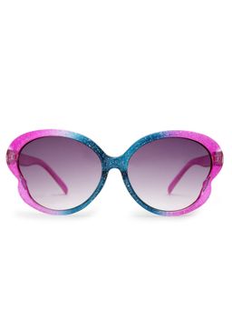 Stol'N - Butterfly Shaped Uv Protected Sunglass-Dark Pink (3-12 Years)