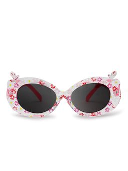 Stol'N - Oval Shaped Fruit Applique Uv Protected Sunglass-Dark Pink (3-12 Years)