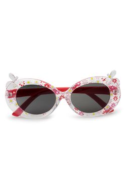Stol'N - Oval Shaped Fruit Applique Uv Protected Sunglass-Red (3-12 Years)