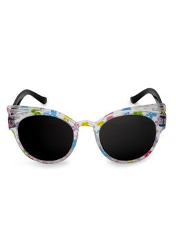 Stol'N - Cat-Eye Shaped Uv Protected Sunglass-Black (3-12 Years)