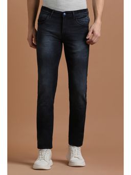 Allen Solly - Men Navy Skinny Fit Light Wash Jeans