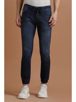 Allen Solly - Men Navy Slim Fit Light Wash Jeans
