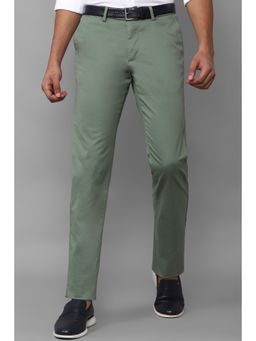 Allen Solly - Men Green Regular Fit Solid Casual Trousers