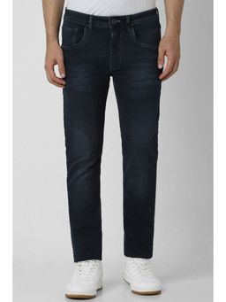 Van Heusen - Men Navy Dark Wash Slim Fit Jeans