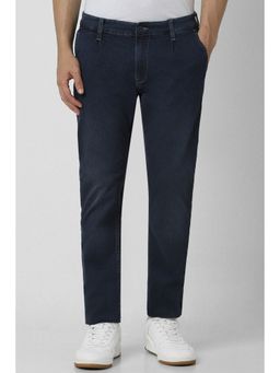 Van Heusen - Men Navy Dark Wash Slim Fit Jeans