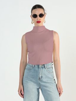 SHOWOFF - Edition Women Purple Fitted Crop Top
