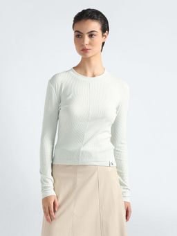 Calvin Klein - Slim Fit Cotton Crew Neck White Top