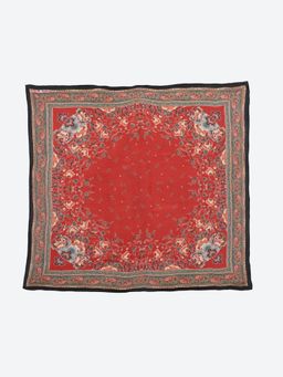 Ritu Kumar - Red Printed Scarf