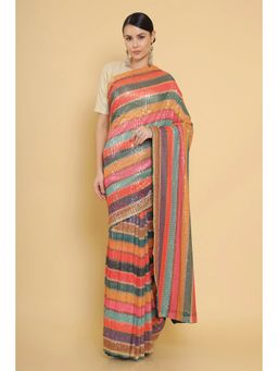 Soch - Multi-Color Georgette Embellished Sequined with Unstitched