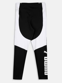 Puma - RT Favourites Logo High-Waist 7-8 Girls Black Tights