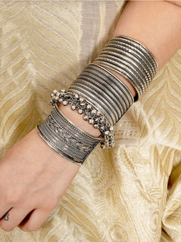 Teejh - Mihika Stacked Bracelet (Set Of 4)