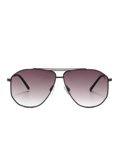 Tommy Hilfiger - Grey Lens Aviator UV Protected Sunglass Full Rim Metallic Frame With Gradient
