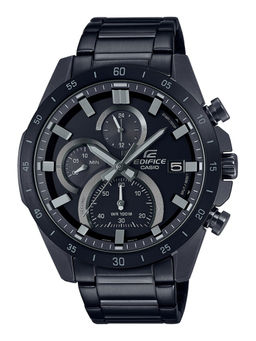 Casio - Edifice EFR-571MDC-1AVUDF Black Analog Dial Black Stainless Steel Band Men'S Watch Ed517