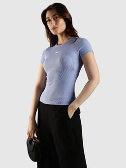 Tommy Hilfiger - Purple Solid Slim Fit T-Shirt