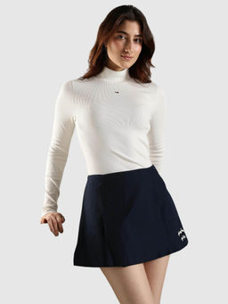 Tommy Hilfiger - White Solid Slim Fit T-Shirt