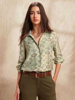 U.S. POLO ASSN. - Multi-Color Printed Regular Fit Shirt