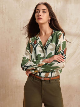 U.S. POLO ASSN. - Multi-Color Printed Regular Fit Shirt