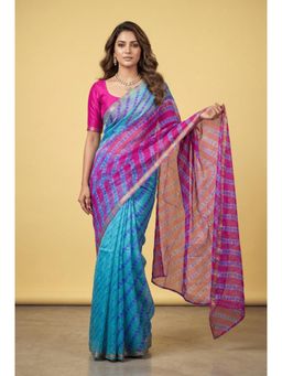 Zari Jaipur - Banarasi Kota Silk Saree -Blue
