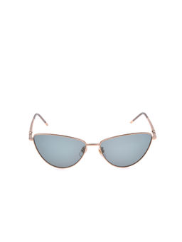 Furla - Women Full Uv Protected Metal Frame Blue Lens Sunglasses (59)