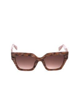 Furla - Women Full Uv Protected Acetate Frame Brown Lens Sunglasses (54)