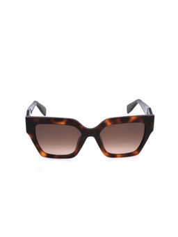 Furla - Women Full Uv Protected Acetate Frame Brown Lens Sunglasses (54)