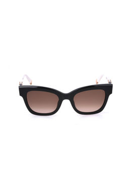 Furla - Women Full Uv Protected Acetate Frame Brown Lens Sunglasses (52)