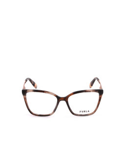 Furla - Women Regular Acetate Brown Eyeglass Frame (53)