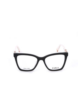 Furla - Women Regular Acetate Black Eyeglass Frame (52)