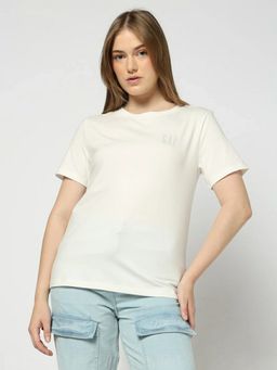 GAP - Women's White Crew Neck T-Shirt