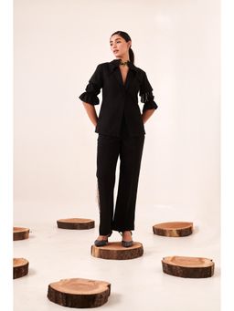 Loveprasha - Black Rhinestone Co-Ord Set