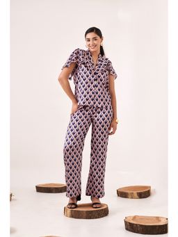 Loveprasha - Women Print Wide Waistband Co-Ord Set