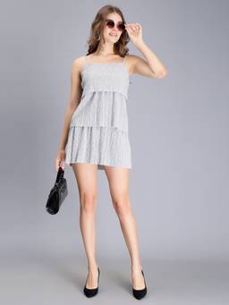 Saffe - Women's Casual Textured Dress