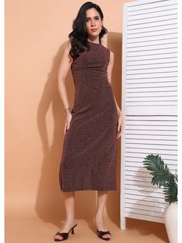 Saffe - Women Brown Bodycon Dress