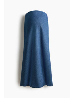 H&M - Women Blue MAMA Midi Skirt