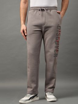 Club York - Men Grey Printed Trackpant