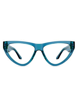 Lenskart Blu - Blue Cat Eye Zero Power Screen Glasses (LK E17010)