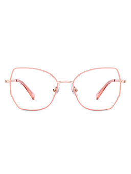 Lenskart Blu - Pink Cat Eye Zero Power Screen Glasses (LB E17487)