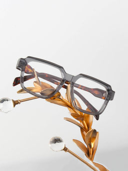 TED SMITH - Black Full Rim Rectangular Frames (LUCAS 3_C4)